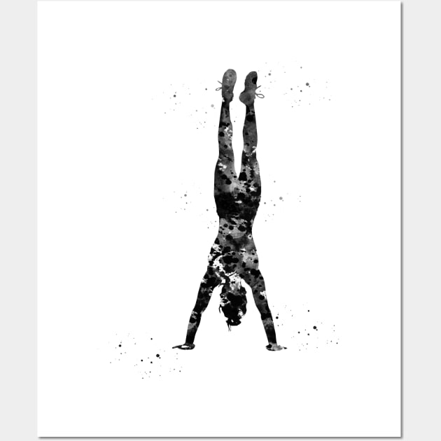 Handstand Wall Art by erzebeth